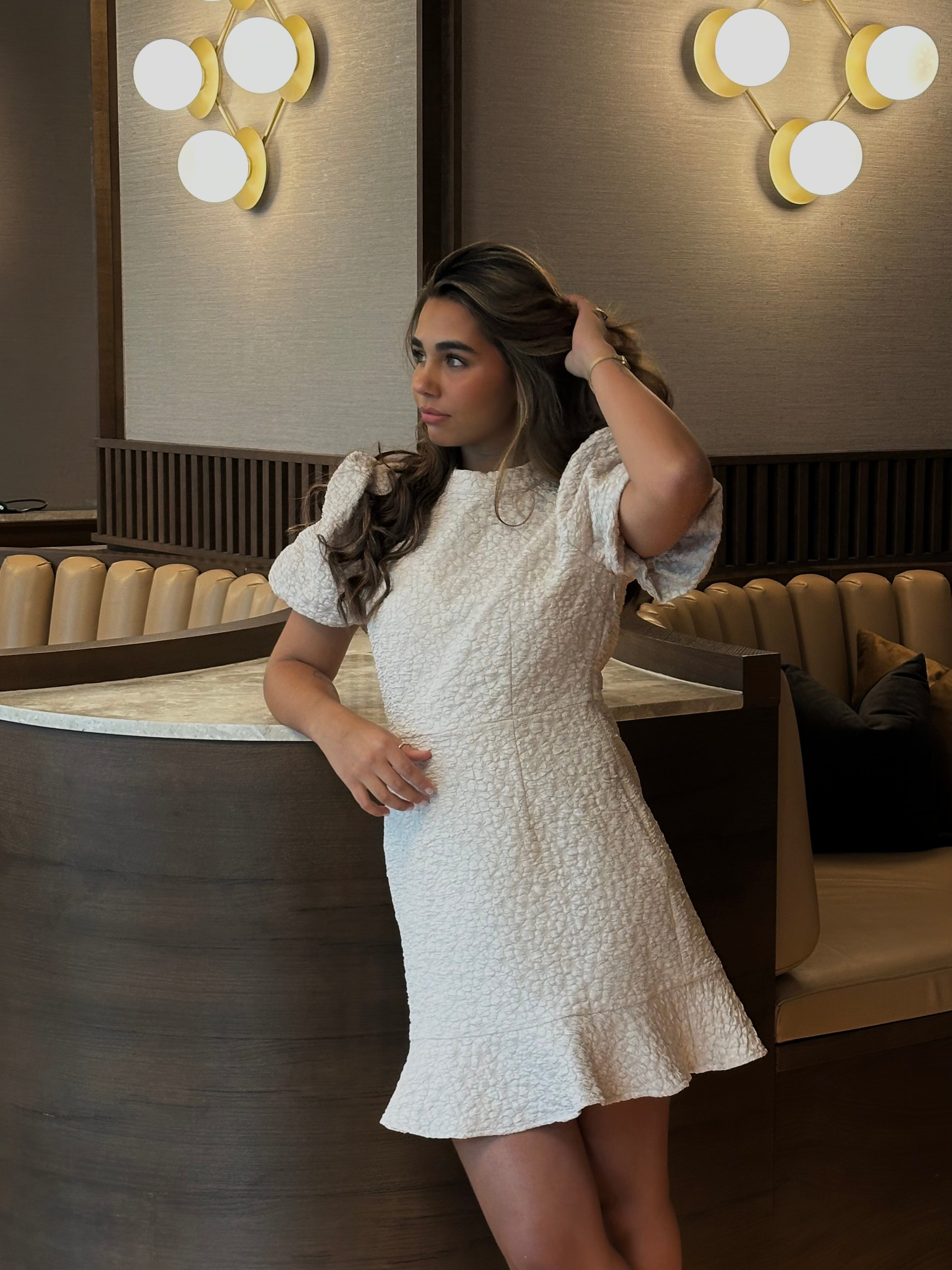 VMMERLE Short Dress - Pumice Stone